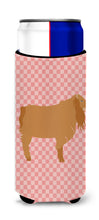 Load image into Gallery viewer, American Lamancha Goat Pink Check   Hugger for slim cans