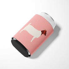 Load image into Gallery viewer, Boer Goat Pink Check Can or Bottle Hugger BB7886CC
