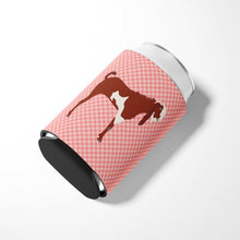 Load image into Gallery viewer, Jamnapari Goat Pink Check Can or Bottle Hugger BB7890CC
