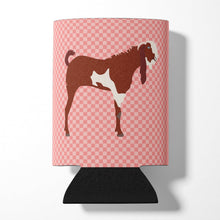 Load image into Gallery viewer, Jamnapari Goat Pink Check Can or Bottle Hugger BB7890CC