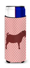 Load image into Gallery viewer, Kalahari Red Goat Pink Check   Hugger for slim cans