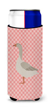 Load image into Gallery viewer, Steinbacher Goose Pink Check   Hugger for slim cans