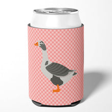 Load image into Gallery viewer, West of England Goose Pink Check Can or Bottle Hugger