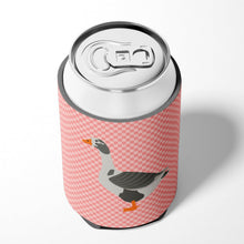 Load image into Gallery viewer, West of England Goose Pink Check Can or Bottle Hugger