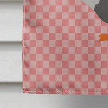 Load image into Gallery viewer, West of England Goose Pink Check Flag Canvas House Size BB7895CHF