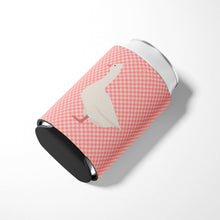 Load image into Gallery viewer, Roman Goose Pink Check Can or Bottle Hugger BB7898CC