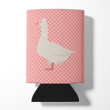 Load image into Gallery viewer, Roman Goose Pink Check Can or Bottle Hugger BB7898CC