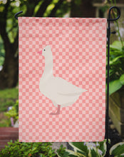 Load image into Gallery viewer, Roman Goose Pink Check Garden Flag - Outdoor Decorative Yard Flag
