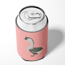 Load image into Gallery viewer, African Goose Pink Check Can or Bottle Hugger BB7899CC