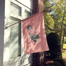 Load image into Gallery viewer, African Goose Pink Check Flag Canvas House Size BB7899CHF