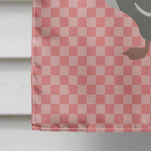 Load image into Gallery viewer, African Goose Pink Check Flag Canvas House Size BB7899CHF