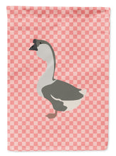 Load image into Gallery viewer, African Goose Pink Check Garden Flag - Outdoor Decorative Yard Flag