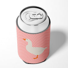 Load image into Gallery viewer, Shire Horse Pink Check Can or Bottle Hugger BB7900CC