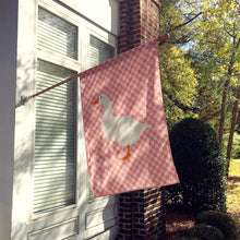 Load image into Gallery viewer, Shire Horse Pink Check Flag Canvas House Size BB7900CHF
