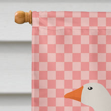 Load image into Gallery viewer, Shire Horse Pink Check Flag Canvas House Size BB7900CHF