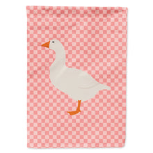 Load image into Gallery viewer, Shire Horse Pink Check Flag Canvas House Size BB7900CHF
