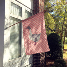 Load image into Gallery viewer, Buff Grey Back Goose Pink Check Flag Canvas House Size BB7901CHF