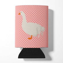 Load image into Gallery viewer, Sebastopol Goose Pink Check Can or Bottle Hugger BB7902CC