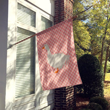 Load image into Gallery viewer, Sebastopol Goose Pink Check Flag Canvas House Size BB7902CHF