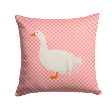 Load image into Gallery viewer, Sebastopol Goose Pink Check Throw Pillow - 14x14 Decorative Pillow – Art for Your Home &amp; Patio BB7902PW1414