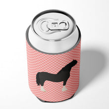 Load image into Gallery viewer, Pomeranian Rogener Goose Pink Check Can or Bottle Hugger BB7904CC