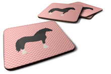 Load image into Gallery viewer, Pomeranian Rogener Goose Pink Check Foam Coaster  BB7904FC