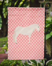 Load image into Gallery viewer, Paso Fino Horse Pink Check Garden Flag - Outdoor Decorative Yard Flag