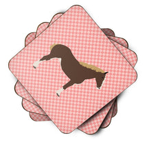 Load image into Gallery viewer, Percheron Horse Pink Check Foam Coaster  BB7906FC