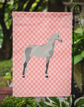 Load image into Gallery viewer, Orlov Trotter Horse Pink Check Garden Flag - Outdoor Decorative Yard Flag