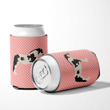 Load image into Gallery viewer, Cyldesdale Horse Pink Check Can or Bottle Hugger BB7912CC