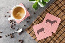 Load image into Gallery viewer, English Thoroughbred Horse Pink Check Foam Coaster  BB7913FC
