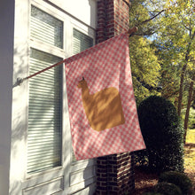 Load image into Gallery viewer, Alpaca Suri Pink Check Flag Canvas House Size BB7920CHF