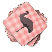Load image into Gallery viewer, Emu Pink Check Foam Coaster  BB7922FC