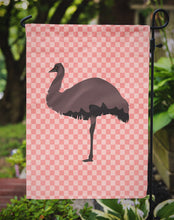 Load image into Gallery viewer, Emu Pink Check Garden Flag - Outdoor Decorative Yard Flag