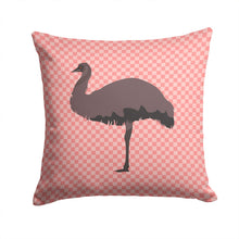 Load image into Gallery viewer, Emu Pink Check Throw Pillow - 14x14 Decorative Pillow – Art for Your Home &amp; Patio BB7922PW1414