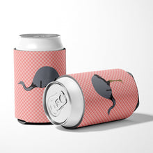 Load image into Gallery viewer, Rhea  Pink Check Can or Bottle Hugger BB7923CC