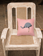 Load image into Gallery viewer, Rhea  Pink Check Fabric Decorative Pillow BB7923PW1818