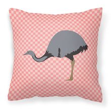 Load image into Gallery viewer, Rhea  Pink Check Fabric Decorative Pillow BB7923PW1818