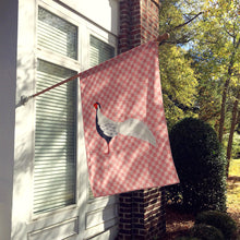 Load image into Gallery viewer, Silver Pheasant Pink Check Flag Canvas House Size BB7929CHF
