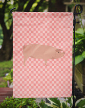 Load image into Gallery viewer, American Landrace Pig Pink Check Garden Flag - Outdoor Decorative Yard Flag