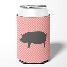 Load image into Gallery viewer, Berkshire Pig Pink Check Can or Bottle Hugger BB7933CC