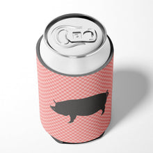 Load image into Gallery viewer, Berkshire Pig Pink Check Can or Bottle Hugger BB7933CC