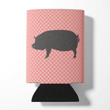 Load image into Gallery viewer, Berkshire Pig Pink Check Can or Bottle Hugger BB7933CC