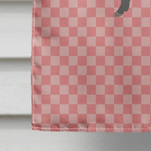 Load image into Gallery viewer, Berkshire Pig Pink Check Flag Canvas House Size BB7933CHF