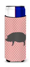 Load image into Gallery viewer, Berkshire Pig Pink Check   Hugger for slim cans