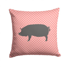 Load image into Gallery viewer, Berkshire Pig Pink Check Throw Pillow - 14x14 Decorative Pillow – Art for Your Home &amp; Patio BB7933PW1414