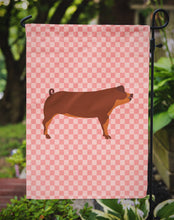Load image into Gallery viewer, Duroc Pig Pink Check Garden Flag - Outdoor Decorative Yard Flag
