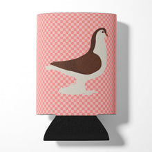 Load image into Gallery viewer, Large Pigeon Pink Check Can or Bottle Hugger BB7943CC