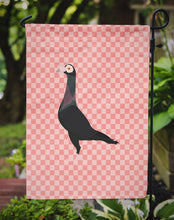 Load image into Gallery viewer, English Carrier Pigeon Pink Check Garden Flag - Outdoor Decorative Yard Flag