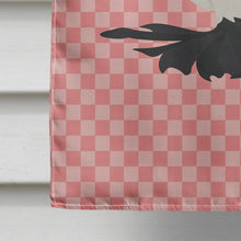 Load image into Gallery viewer, Saxon Fairy Swallow Pigeon Pink Check Flag Canvas House Size BB7946CHF